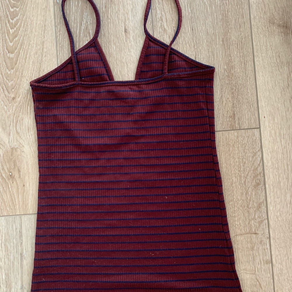 Blue Life Deep V Ribbed Tank - Size Small - Picture 2 of 4